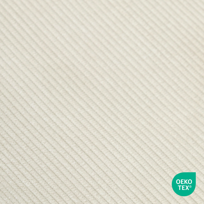 Nolon Nena-Fé Eetkamerstoel Rib Beige - Walnoot Houten Onderstel