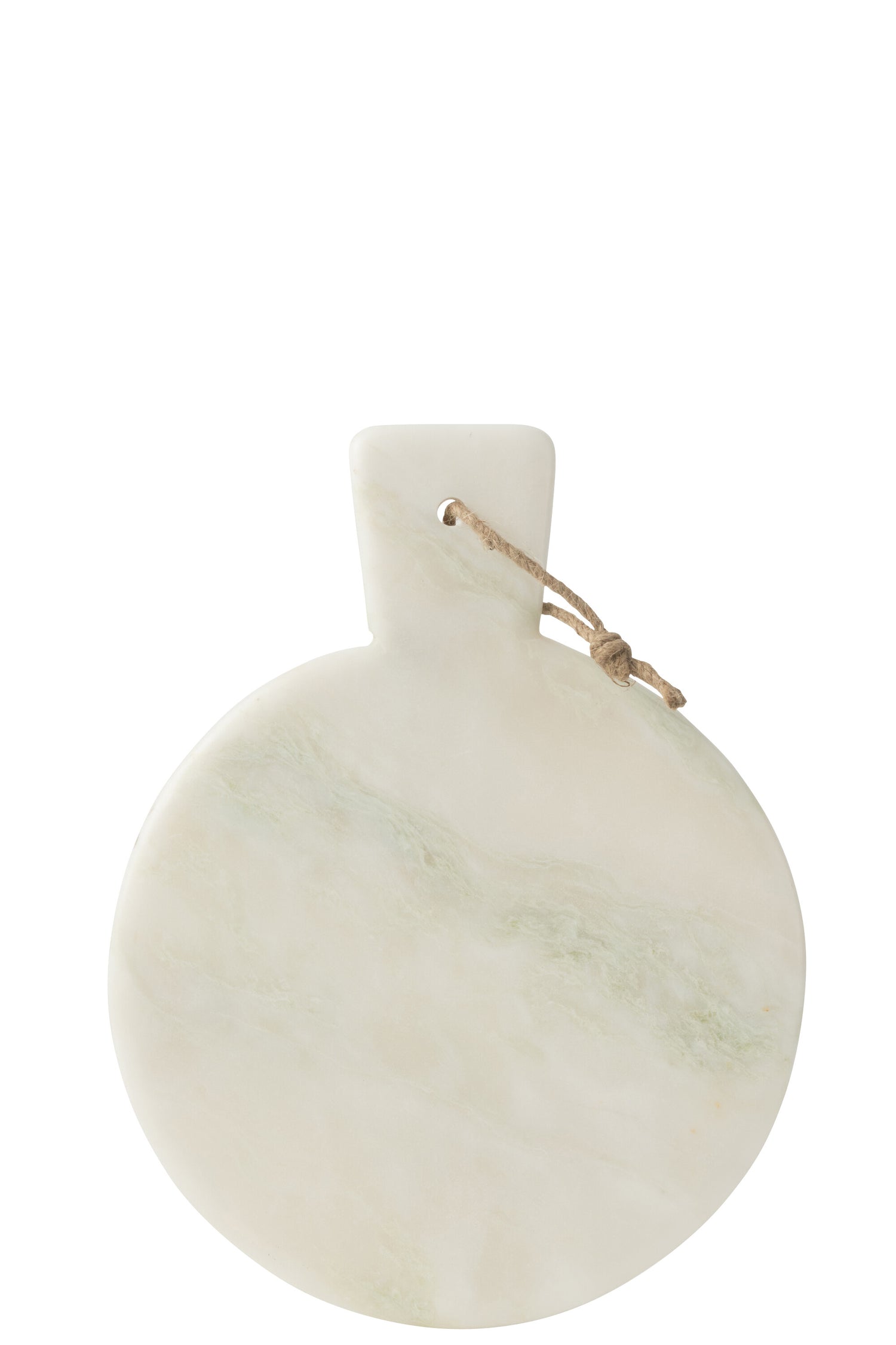 J-Line snijplank Rond Marmer - steen - wit|groen - large