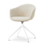 Nolon Nola-Otis Eetkamerstoel Cotton Beige - Draaibaar Wit Onderstel