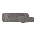 WOOOD Bean Chaise Longue Bank Rechts - Ribstof - Terrazzo - 73x254x178