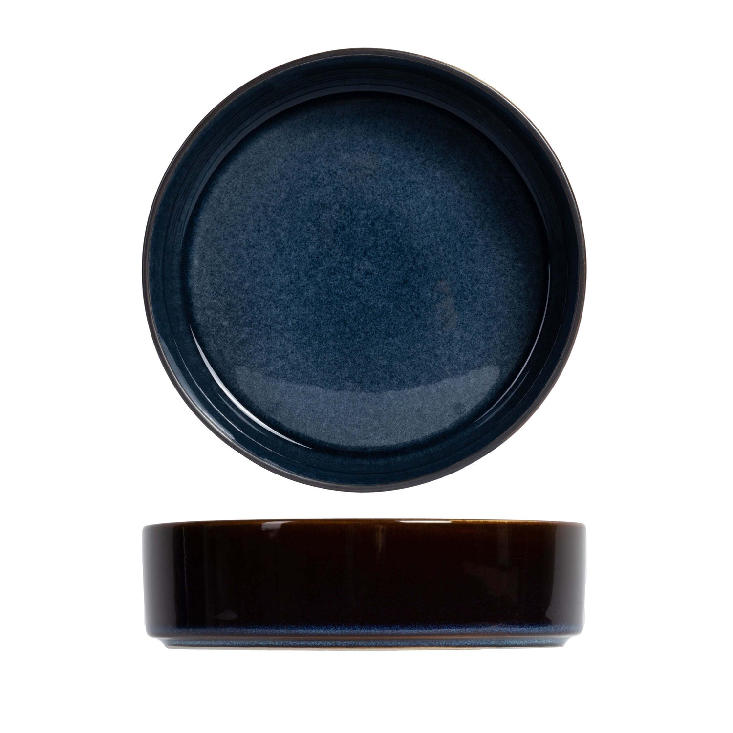 Cosy & Trendy Diepe Borden | Pastaborden - Quintana Blue ø 20 cm | H 5.2 cm - 4 Stuks