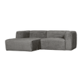 WOOOD Bean Chaise Longue Bank Links - Structure Velvet - Cloud Sky