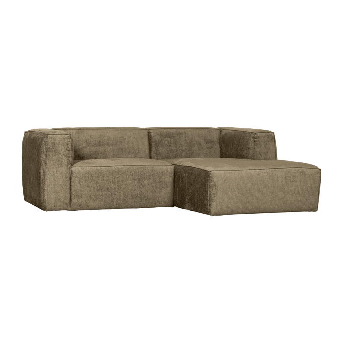 WOOOD Bean Chaise Longue Bank Rechts - Structure Velvet - Spices