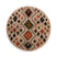 Boho&me Rond hoogpolig vloerkleed bohemian Artisan - beige|multi - 300