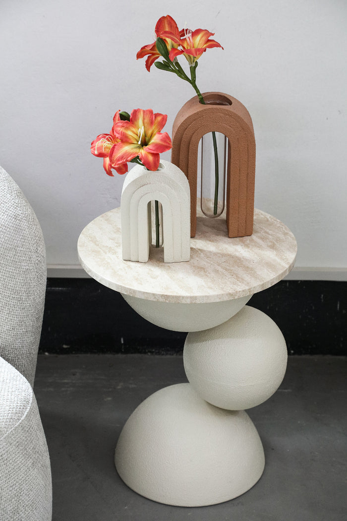 PTMD - Vaas Abigail - Beige - 15x9x25cm