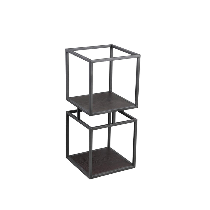 PTMD - Kast Nanci - Zwart - 33.5x33.5x73.5cm