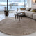 Nordic Weavers Design vloerkleed rond - Balans Tree beige - 200 cm