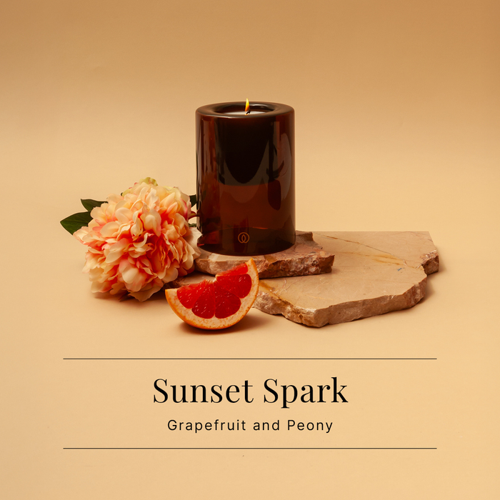 Spaas Refill Delight Geurkaars - Sunset Spark - 40u - Set van 4