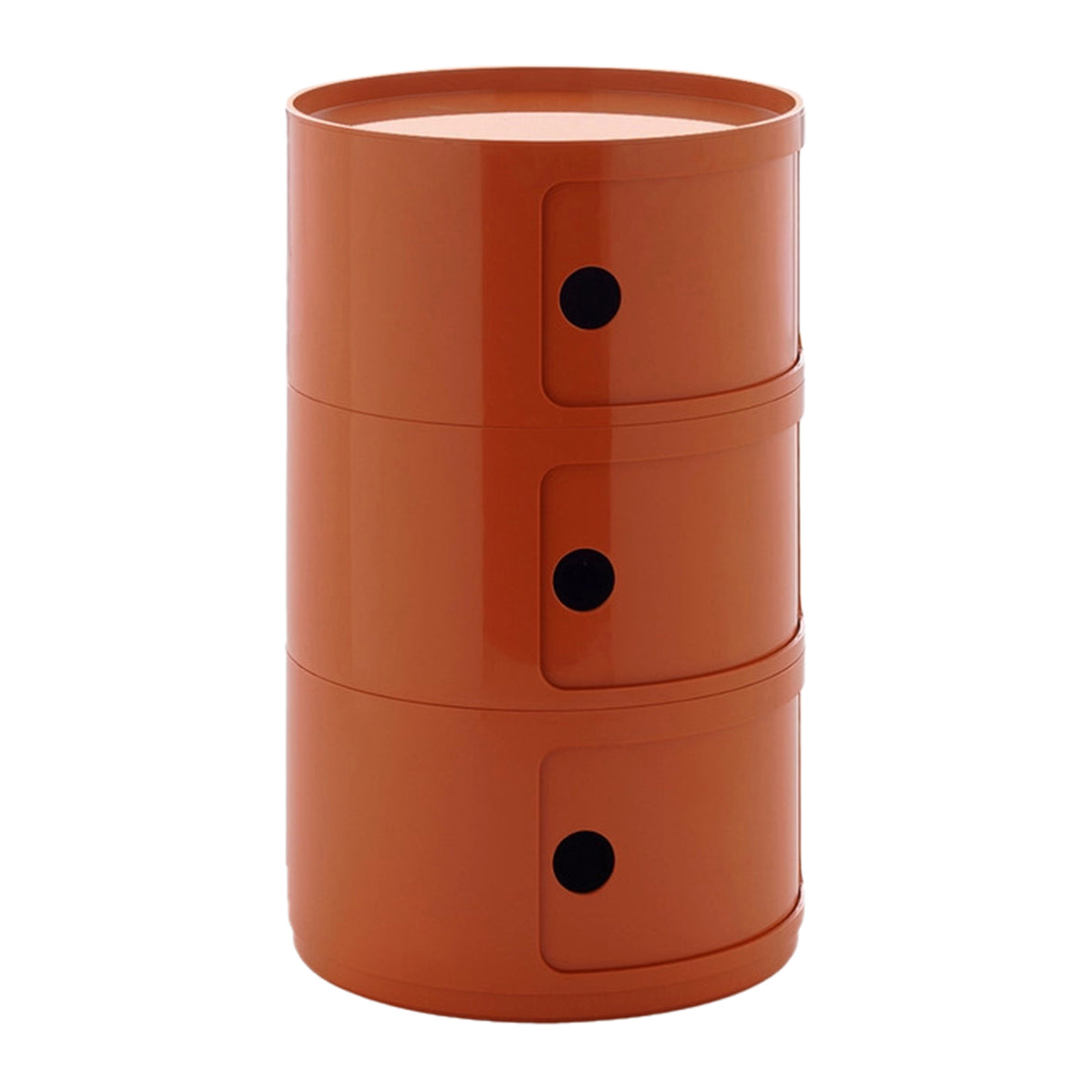 Kartell Componibili Kast Ø 42 cm - 3 Modules - Oranje