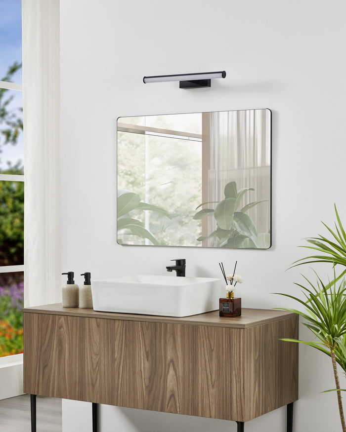 EGLO Vadumi Spiegellamp - LED - 40 cm - Zwart