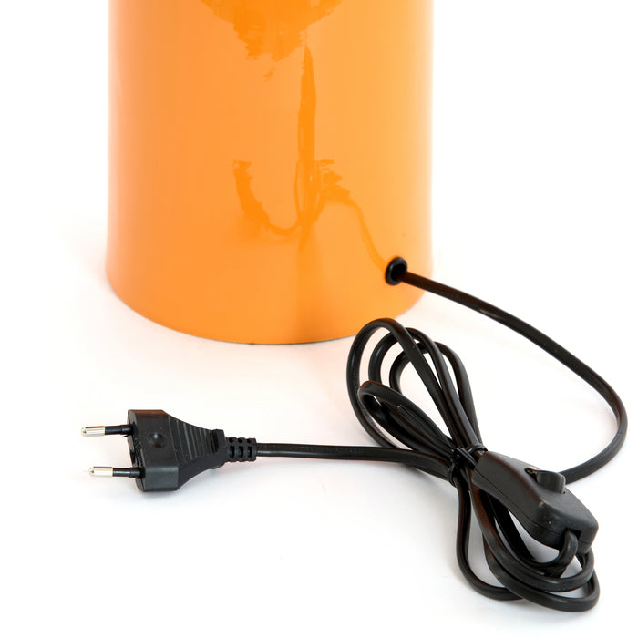 Light & Living - tafellamp - Tolima - oranje - metaal - bureaulamp -