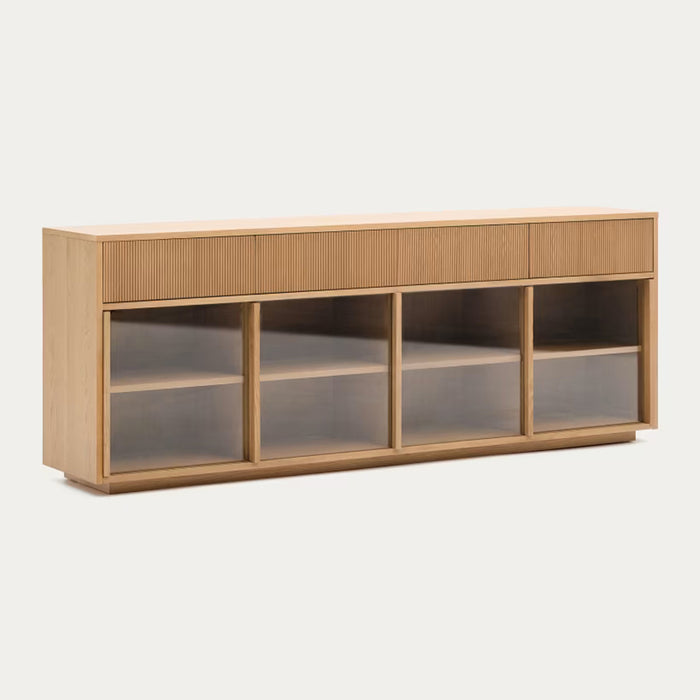 Kave Home Helvine Dressoir H 80 cm - Eiken