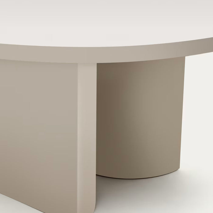 Kave Home Nealy Eettafel Ø 150 cm - Ecru