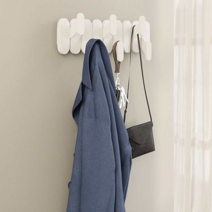 Umbra Tempo Wandkapstok 6 Haken - Zand