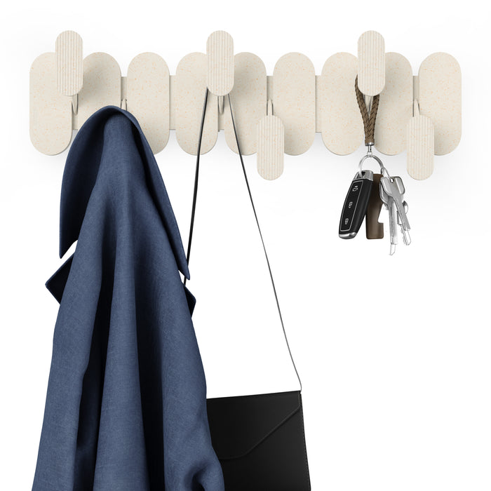 Umbra Tempo Wandkapstok 6 Haken - Zand