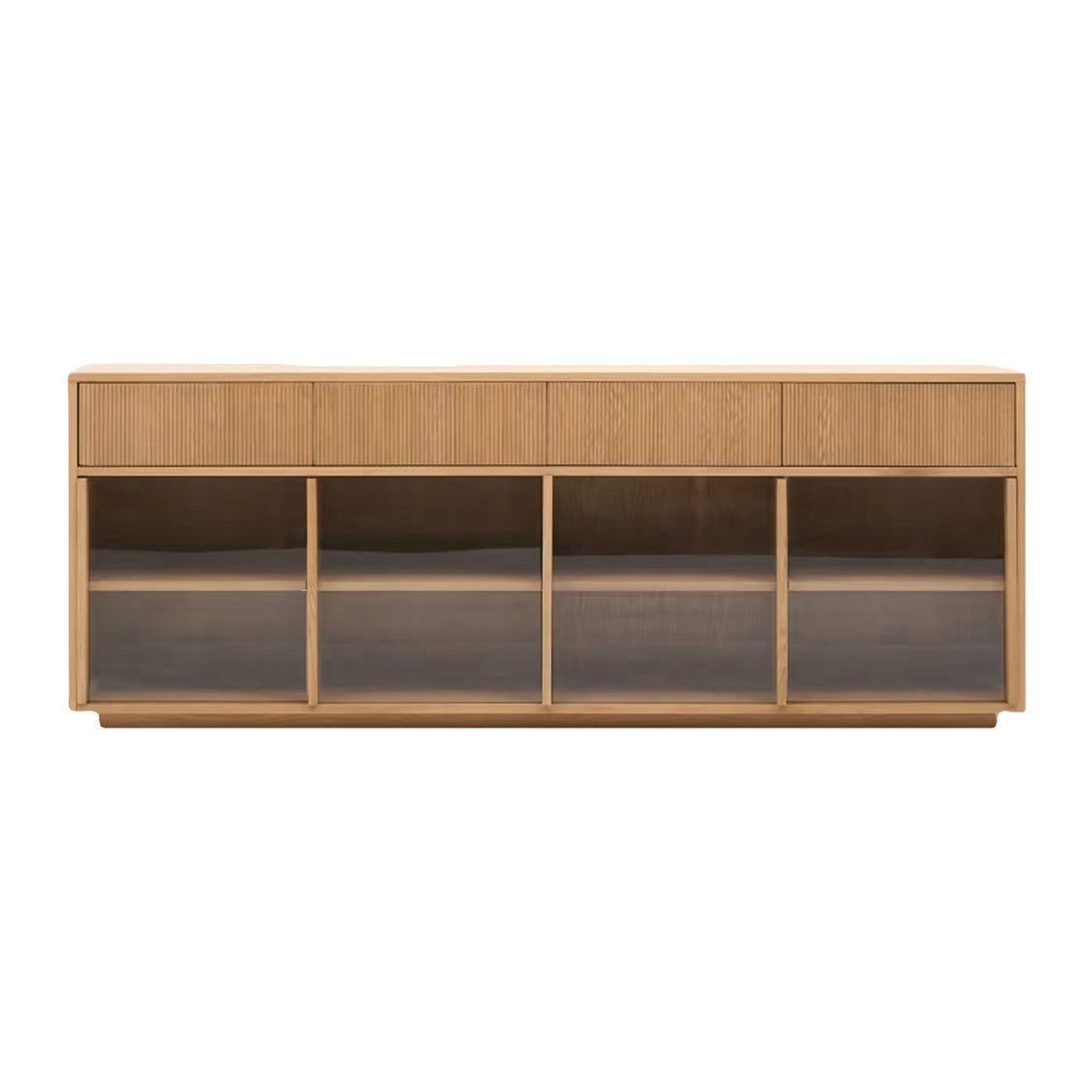 Kave Home Helvine Dressoir H 80 cm - Eiken