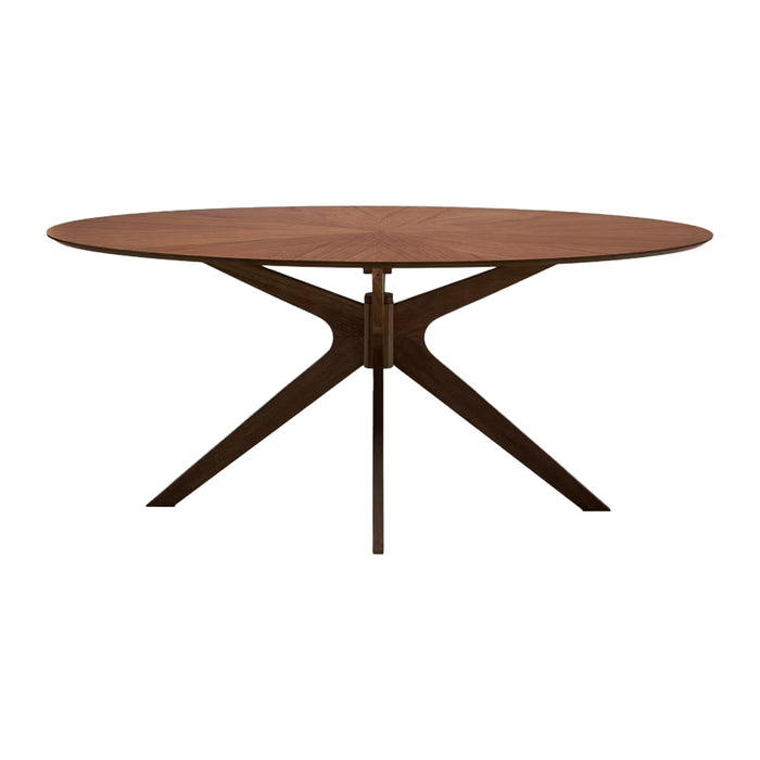 Kave Home Naanim Eettafel 180 x 110 cm - Walnoot