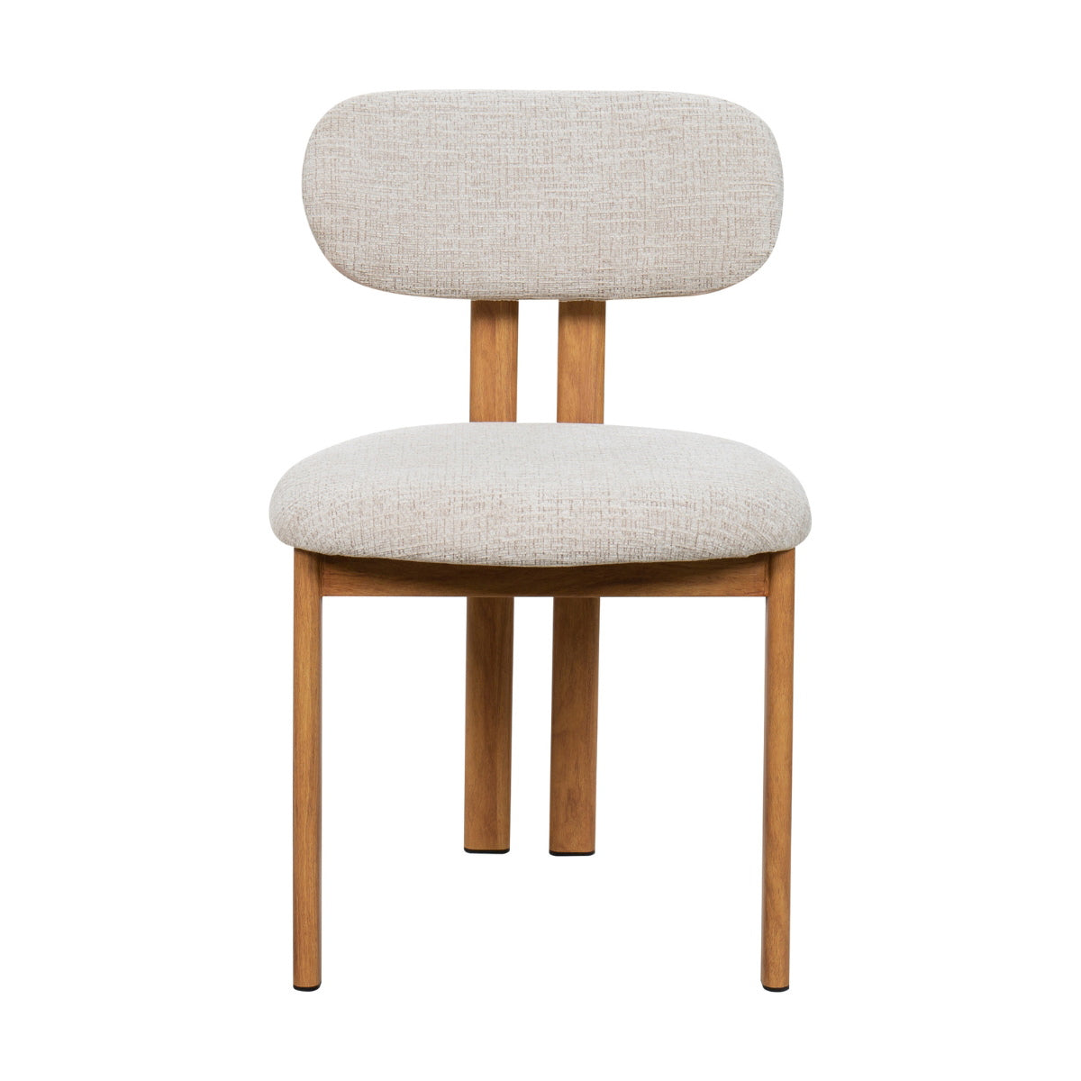 Giga Meubel - Eetkamerstoel Noor Beige|Naturel  - Set van 2