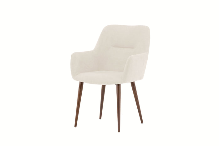 Fjôrd - Eetkamerstoel Beige Stof - Tomorrow - Set van 2