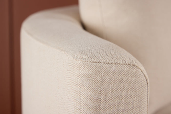 Fjôrd - Loveseat Beige Linnen - 118x118x72cm - Kelso