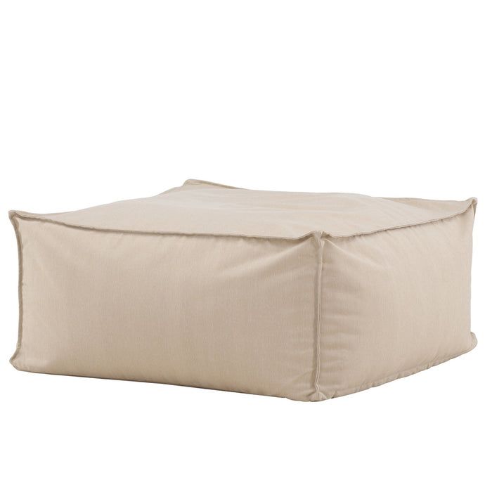 Fjôrd - Poef Beige Stof - 85x85x40cm - Rambo