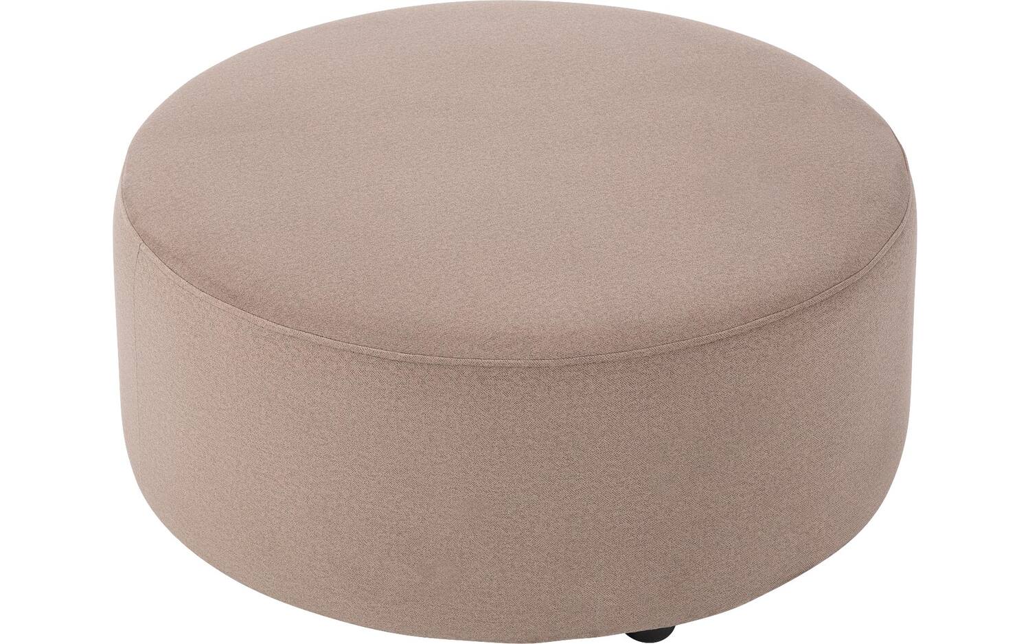 Goossens Poef Arendal in erica 6 velours beige