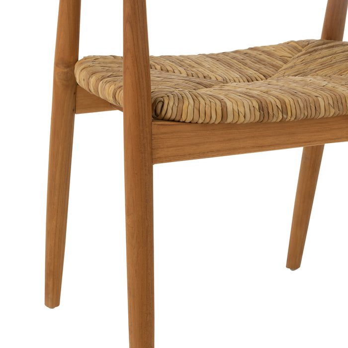 J-Line stoel Hiro - teak hout - naturel