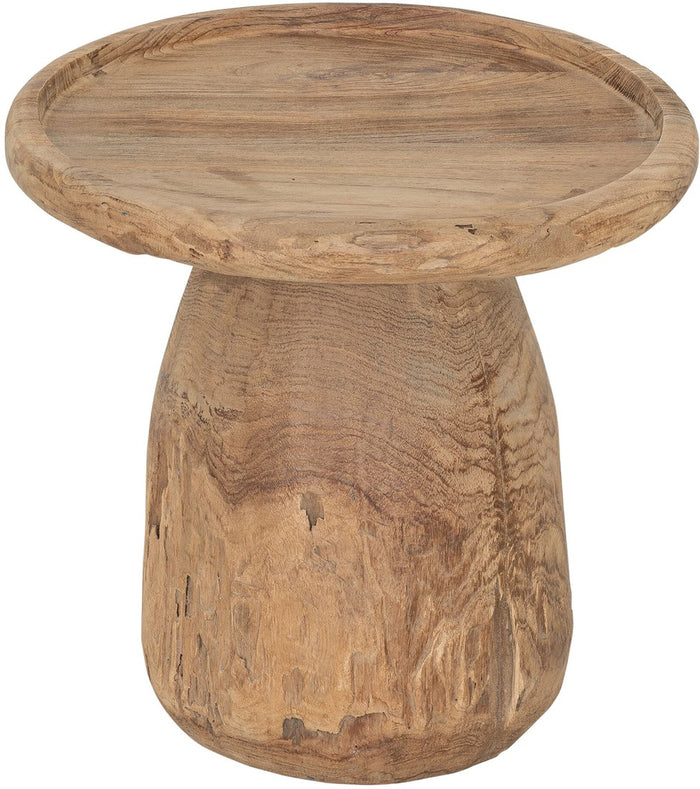 MUST Living Antiques Side table Tambora ,±45xØ50 cm, recycled teakwood