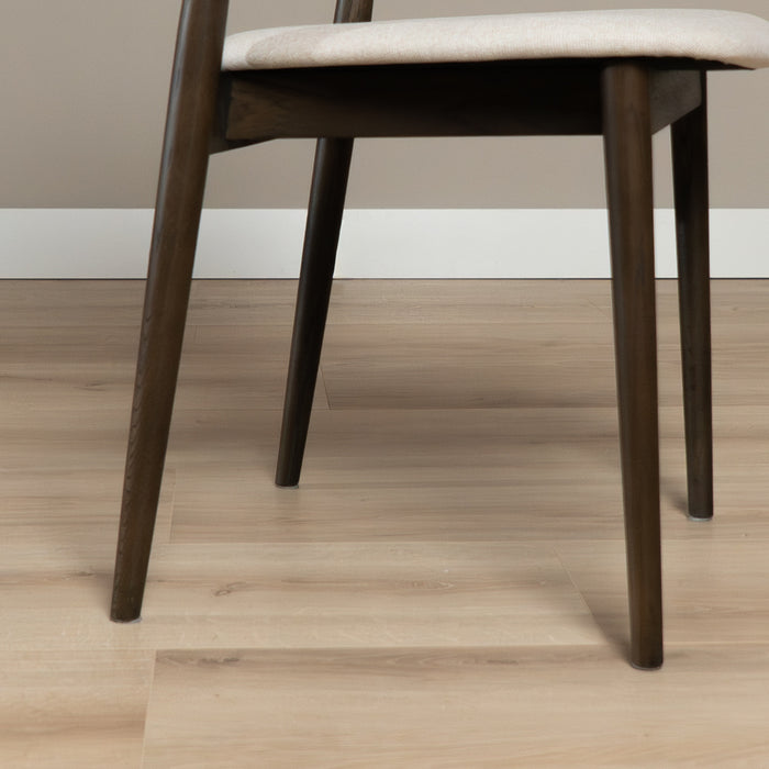 Bronx71 Eetkamerstoel Bohdi linnen walnoot