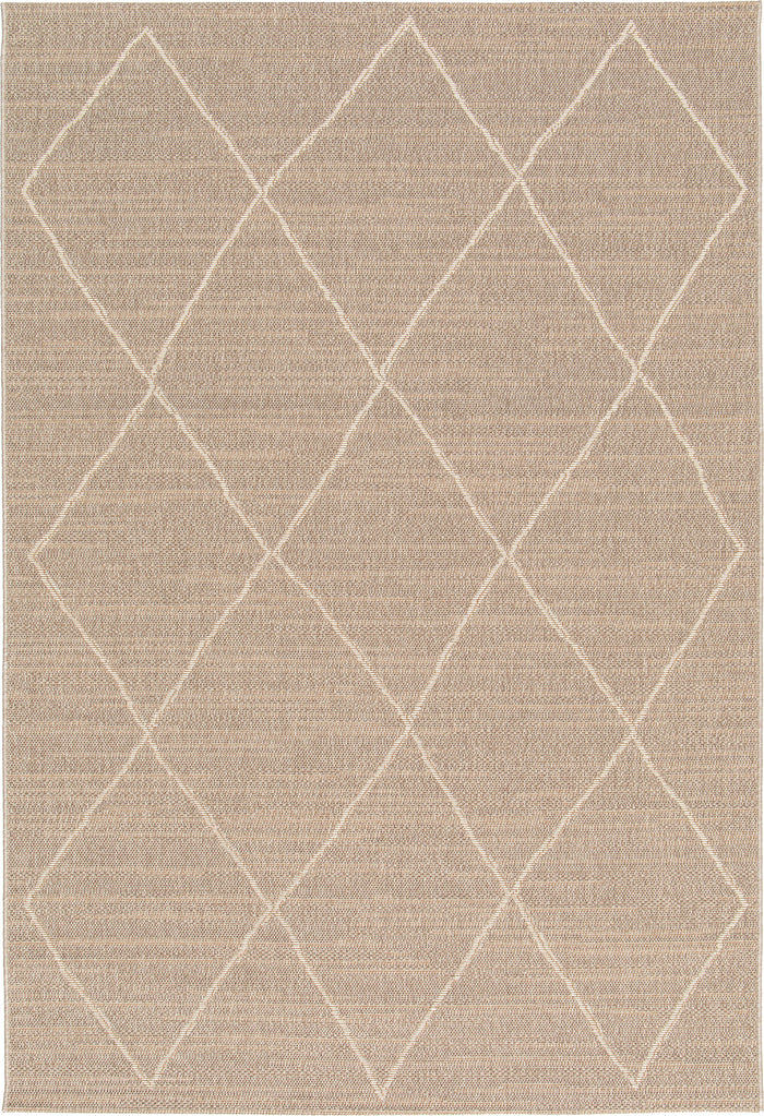 Diamonds buitenkleed - 160x230 cm - taupe