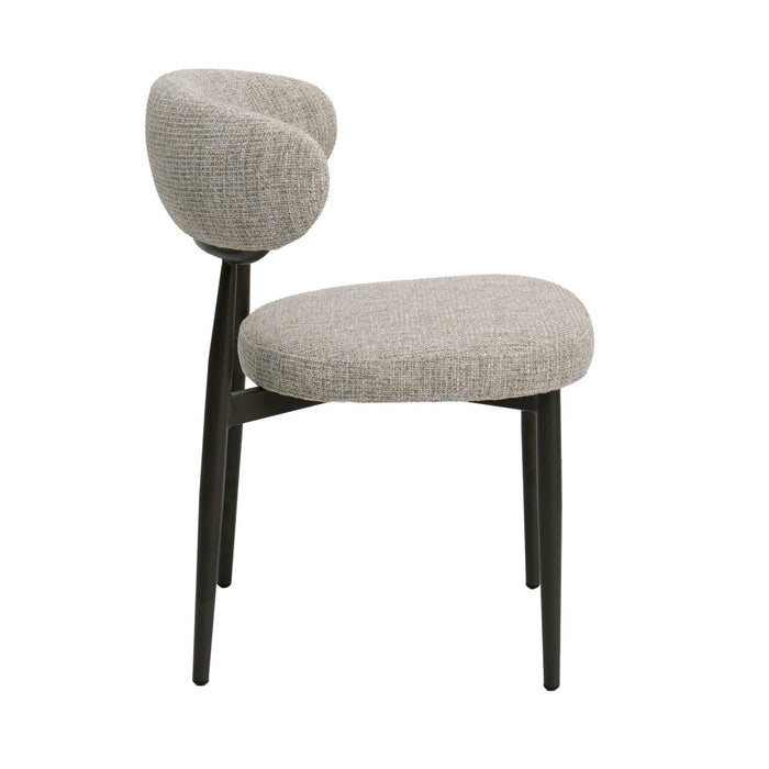 DÉJA Living - Eetkamerstoel Beige|Brons - Milan - Set van 2