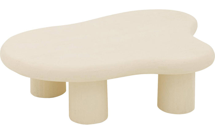 Goossens Salontafel Savi in Mango wit gelakt