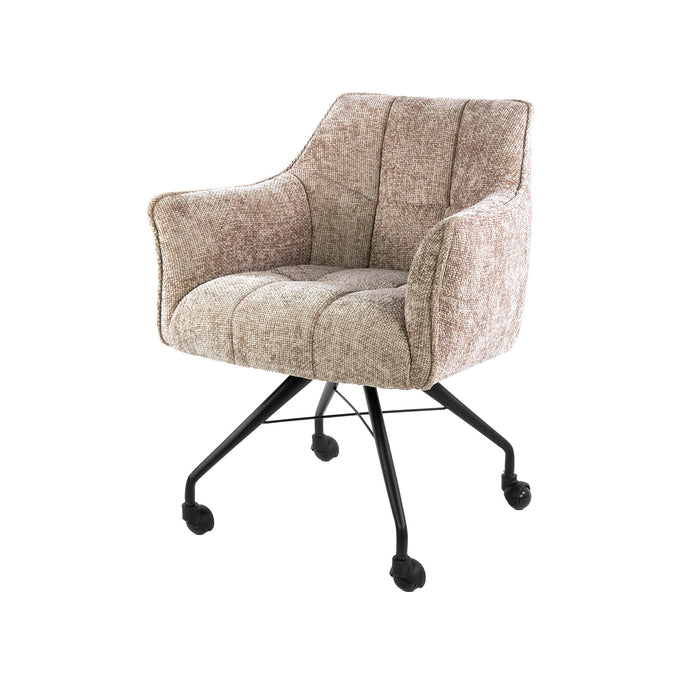 Hoyz Collection - Armstoel Raster Wieltjes Verpakt Per 2 - Hoven Zand