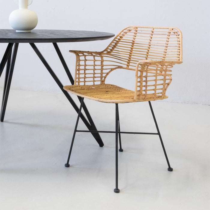 Giga Meubel - Stoel Badung Rotan Naturel  - Set van 2