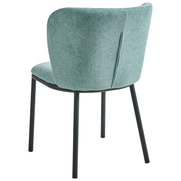 Beliani - ARTESIA - Eetkamerstoel set van 2 - Mintgroen - Polyester