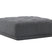 Fjôrd - Poef Donkergrijs Stof - 100x100x40cm - Turin
