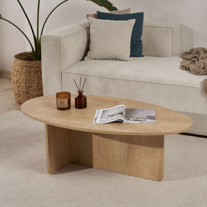 Calicosy - ANNA Tafel - B120 cm - Licht hout