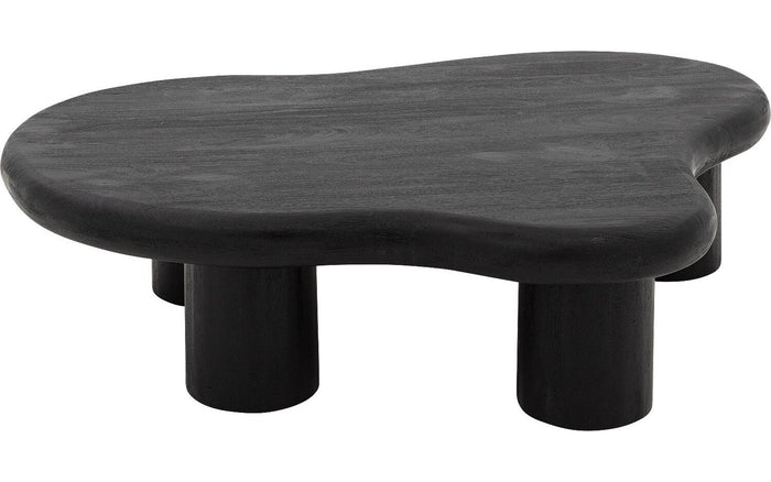 Goossens Salontafel Savi in Mango zwart gelakt