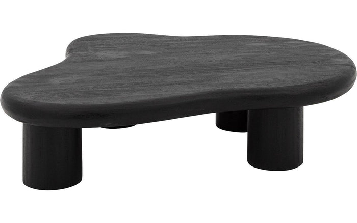 Goossens Salontafel Savi in Mango zwart gelakt