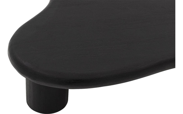 Goossens Salontafel Savi in Mango zwart gelakt