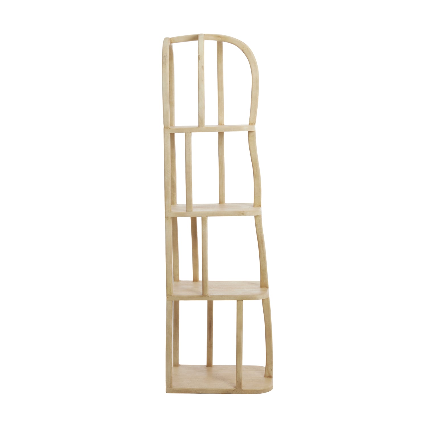 Light&living Kast open 53x40x175 cm LOWE hout mat naturel