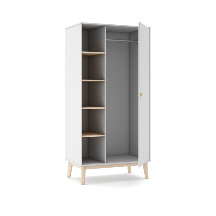 Calicosy - SIMON garderobe - B90 cm - Wit