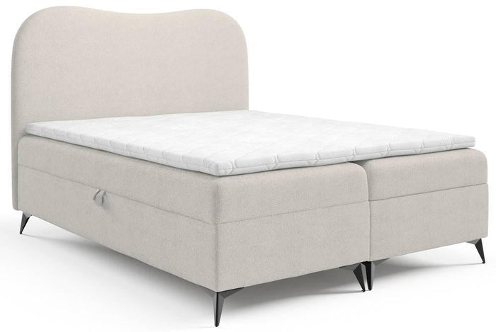 NADUVI Collection Boxspring Adler bouclé met opbergruimte 180 x 200 cm