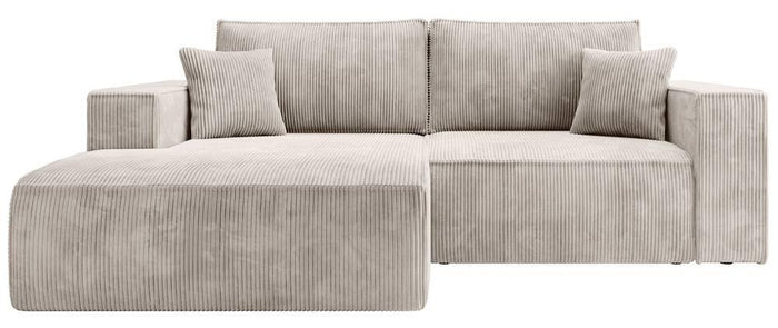 NADUVI Collection Hoekslaapbank Galine ribstof links