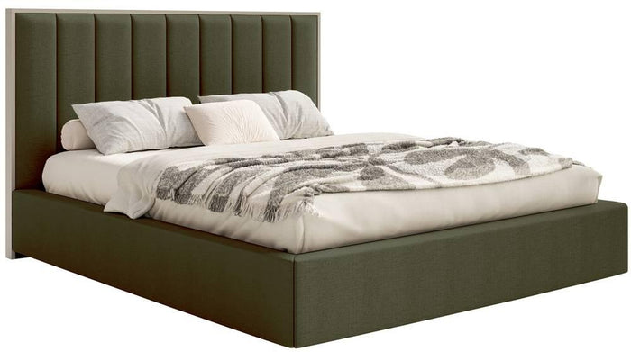 NADUVI Collection Bedframe Taavi chenille met verlichting 140 x 200 cm