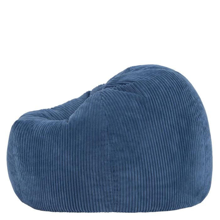icon Kingston Zitzak - Ribfluweel - Denimblauw