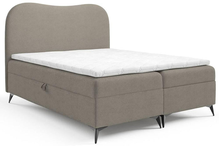 NADUVI Collection Boxspring Adler bouclé met opbergruimte 180 x 200 cm