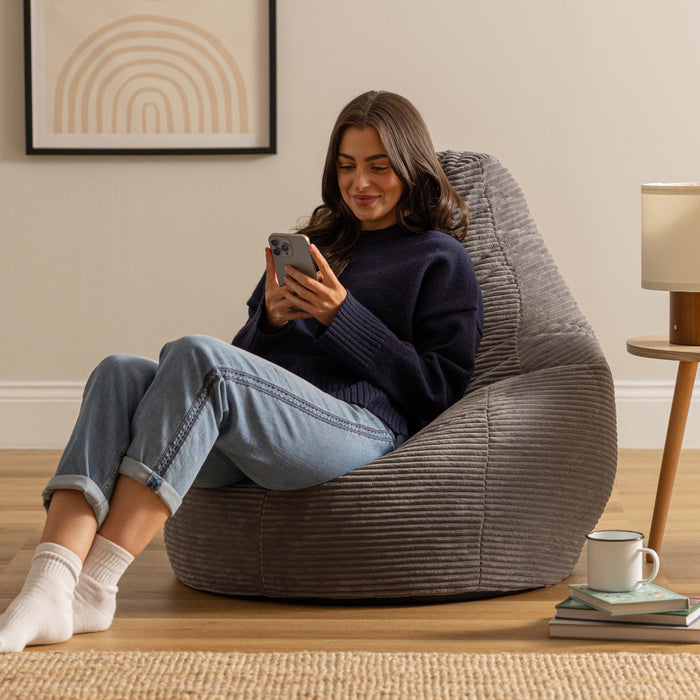 icon Dalton Zitzak - Ribfluweel - Houtskool