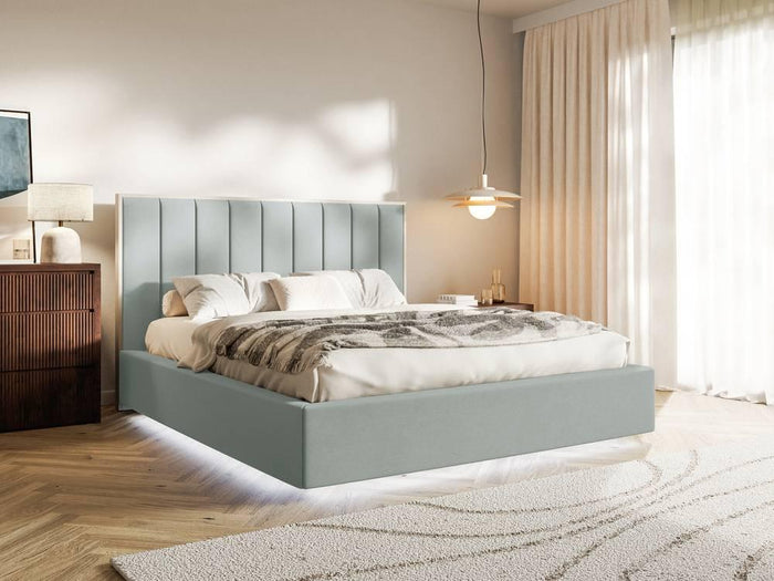 NADUVI Collection Bedframe Taavi fluweel met opbergruimte en