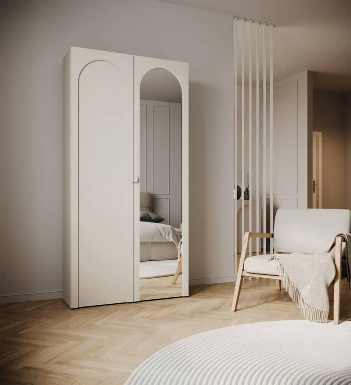 NADUVI Collection Kledingkast Archie met spiegel